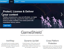 Tablet Screenshot of gameshield.com